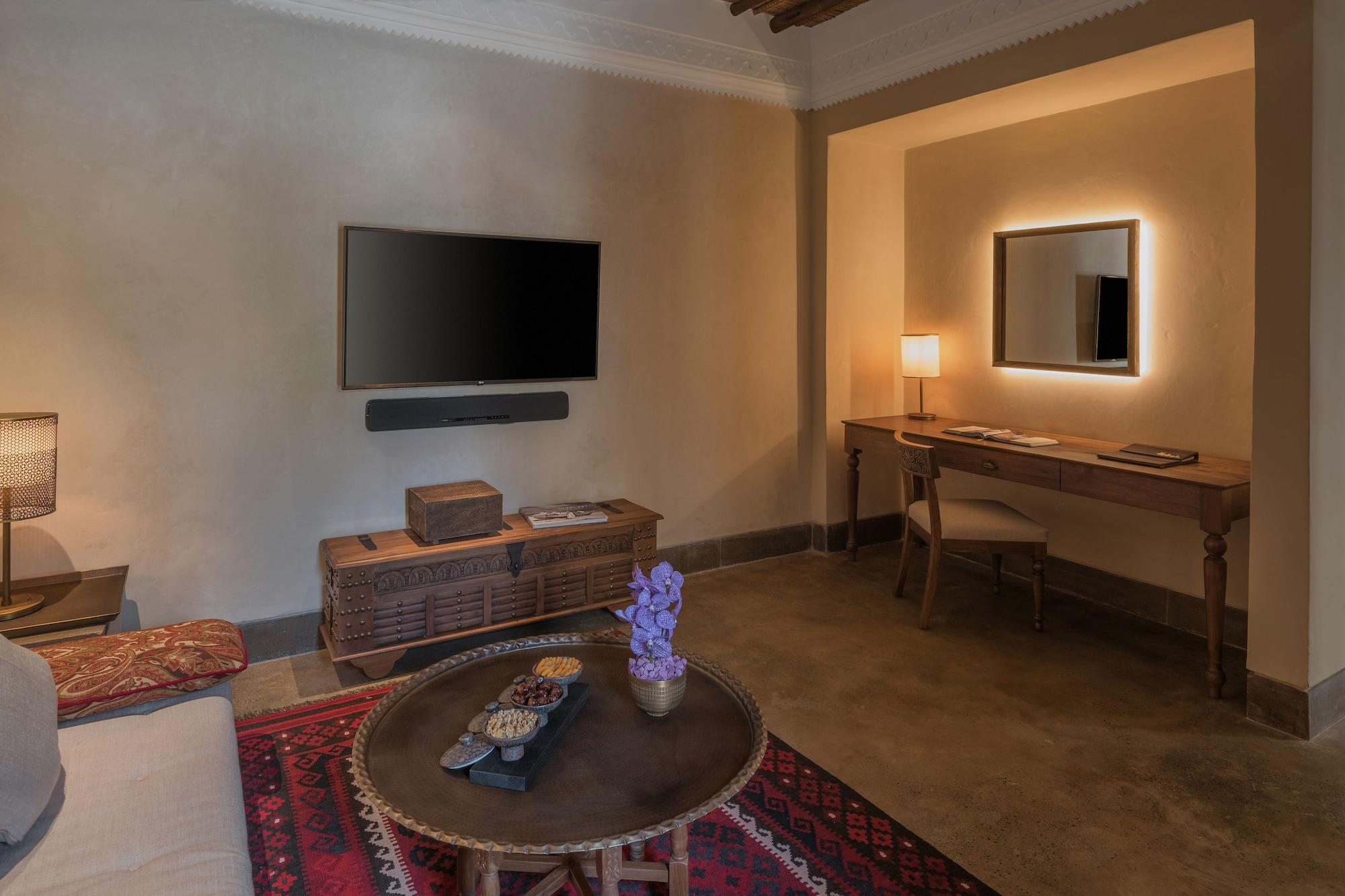 Hotel The Chedi Al Bait, Sharjah Exterior foto A room at the hotel