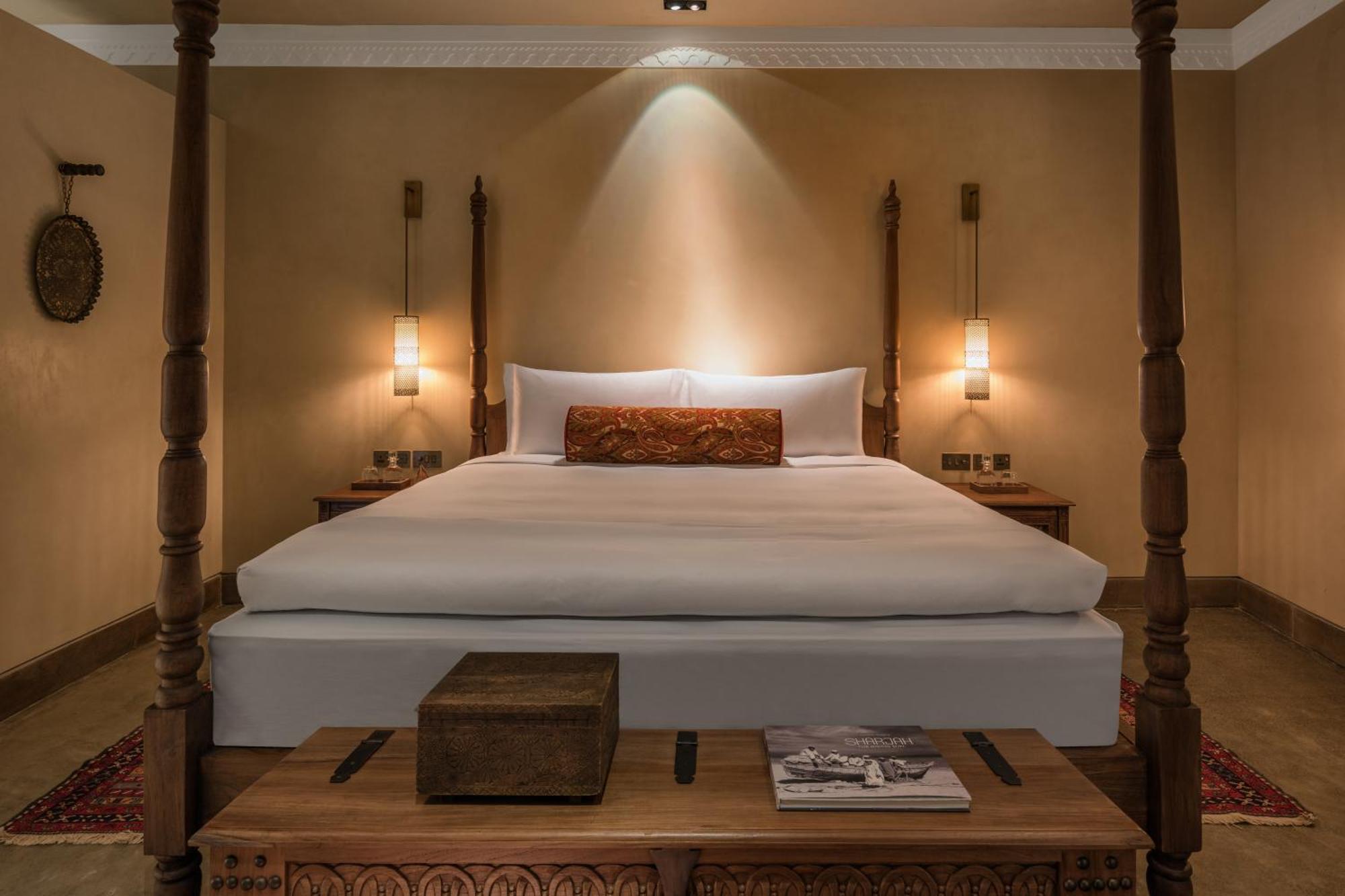 Hotel The Chedi Al Bait, Sharjah Exterior foto A bedroom at the Taj Mahal Palace