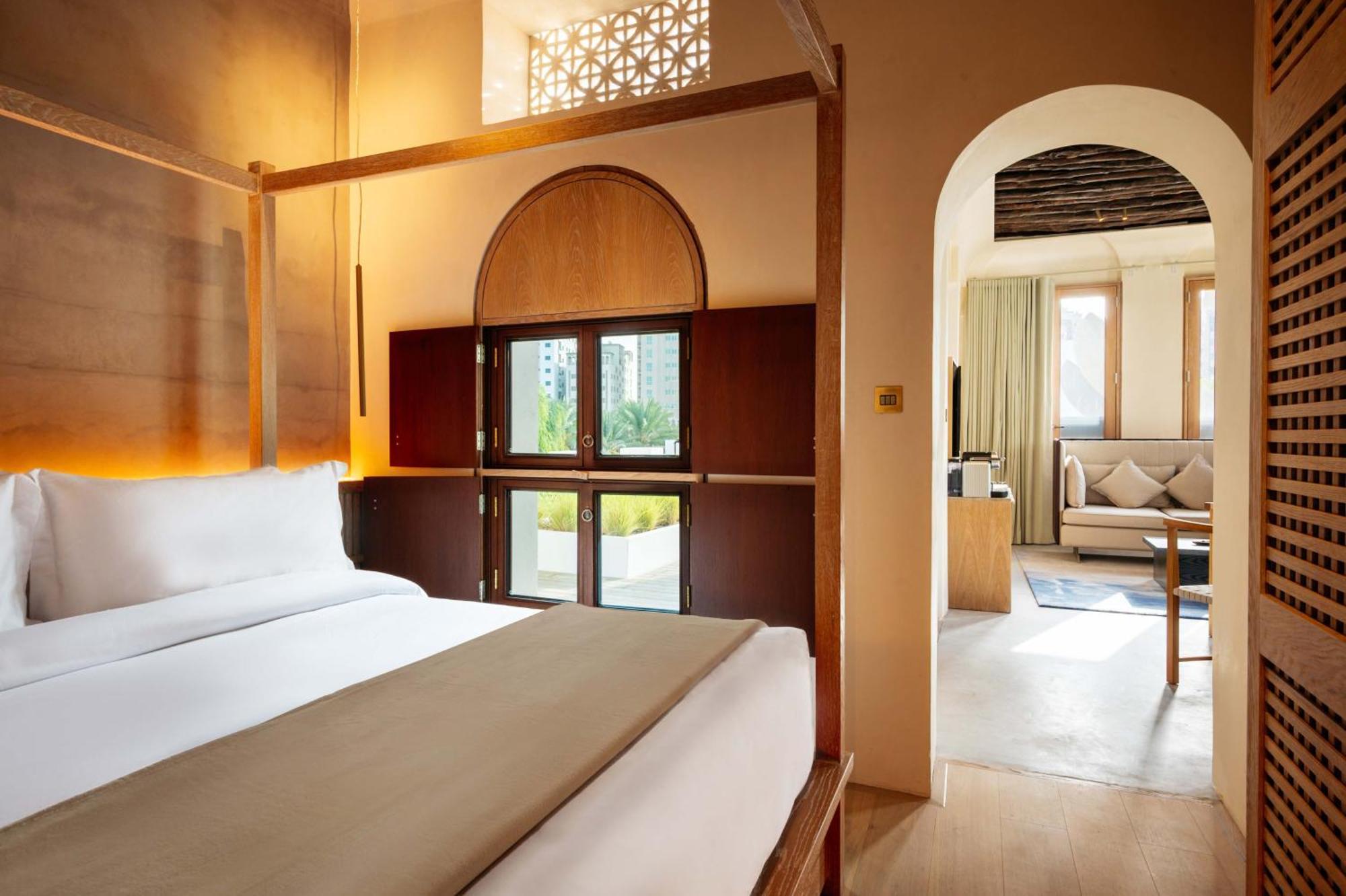 Hotel The Chedi Al Bait, Sharjah Exterior foto A room at the hotel